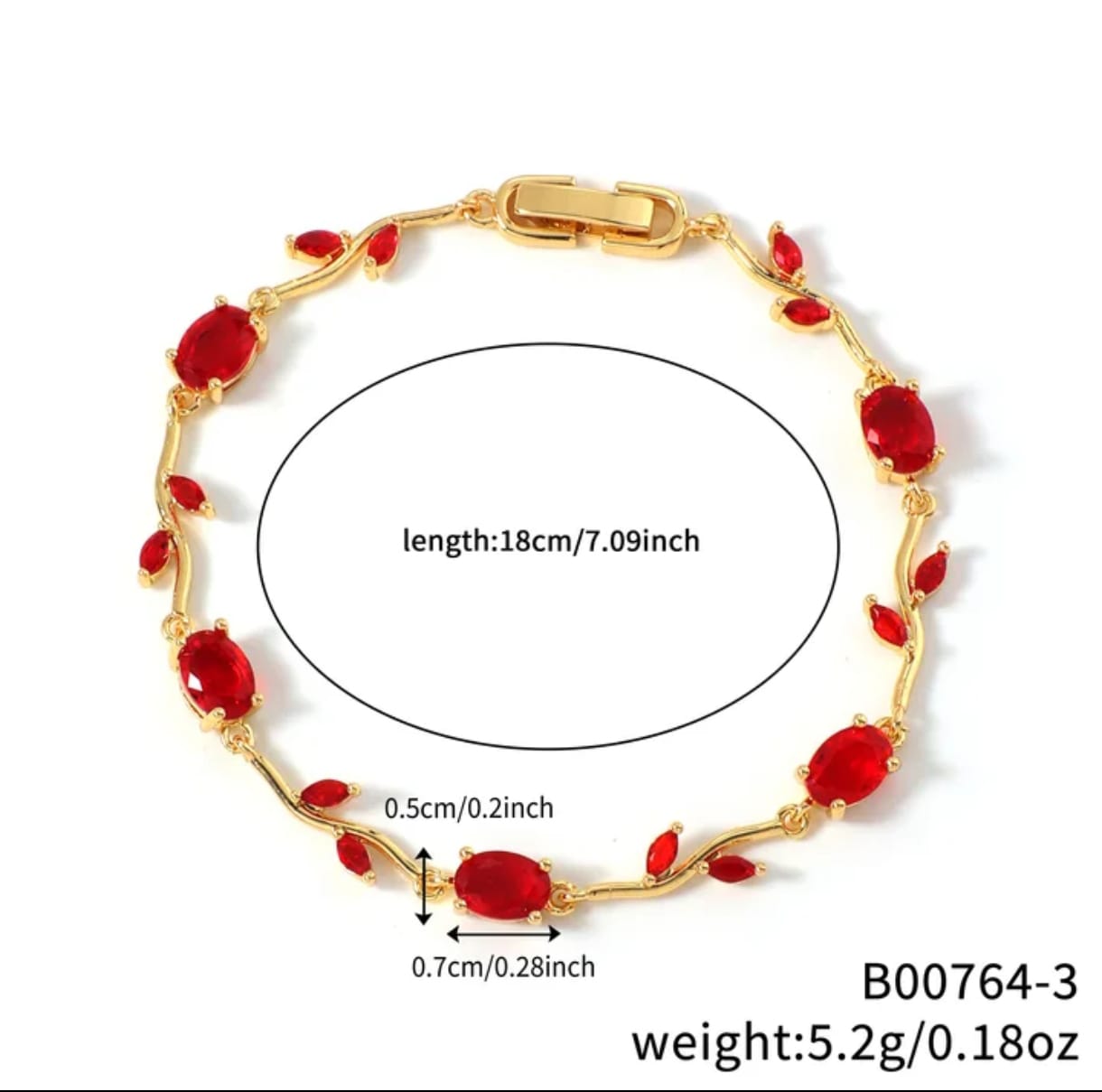 Brazalete de Tulipanes – Bañado en Oro 18K 🌷