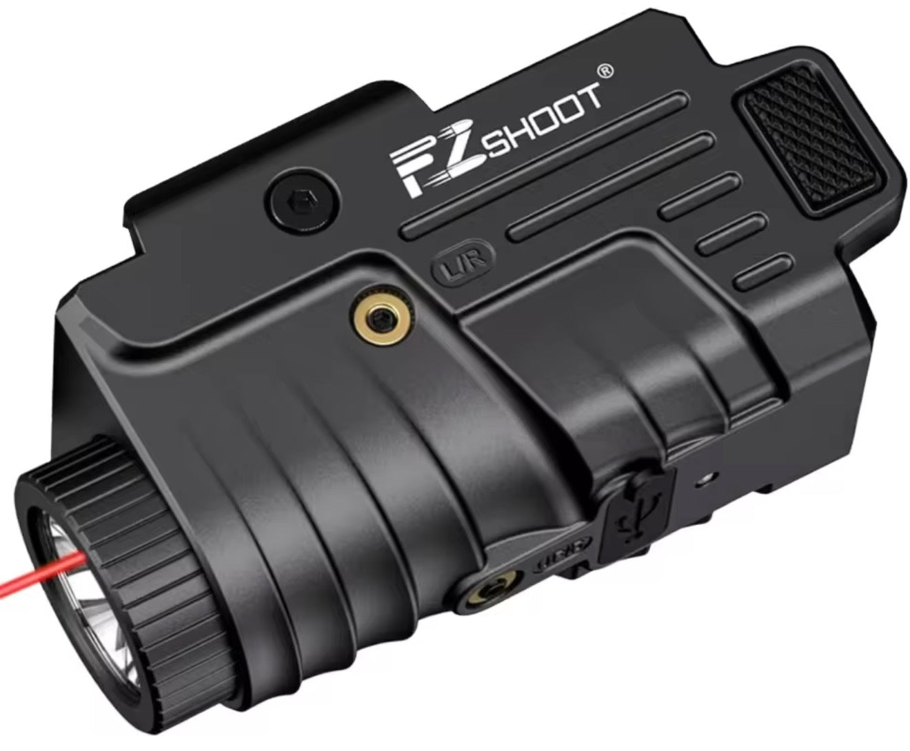 Láser con linterna para pistolas GLOCK, CZ, TAURUS, etc. marca EZshoot